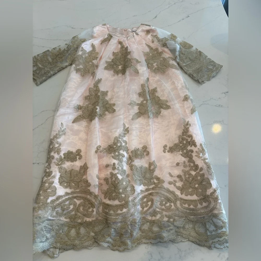 Chasing Fireflies Pink and Gold Dress